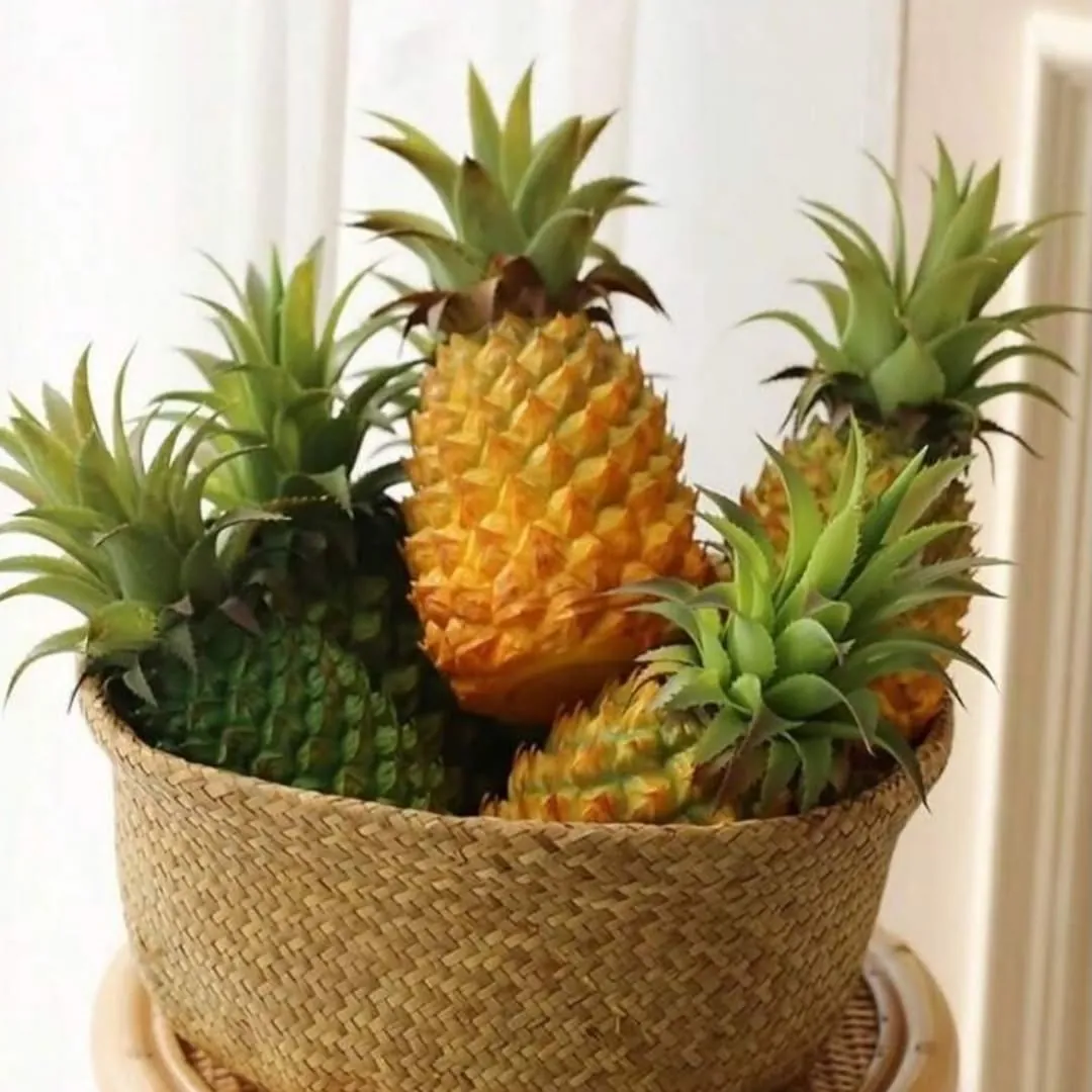 Artificial Red Apples in Basket