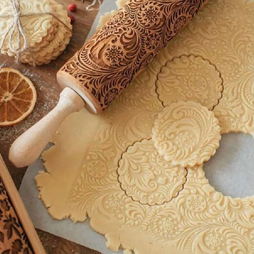 Embossed Pattern Rolling Pin