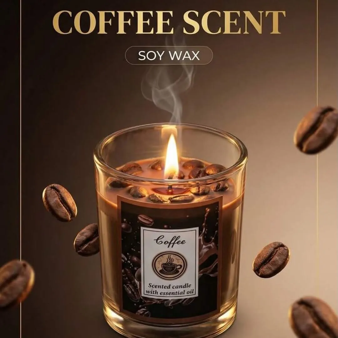 Coffee Scented Soy Wax Candle