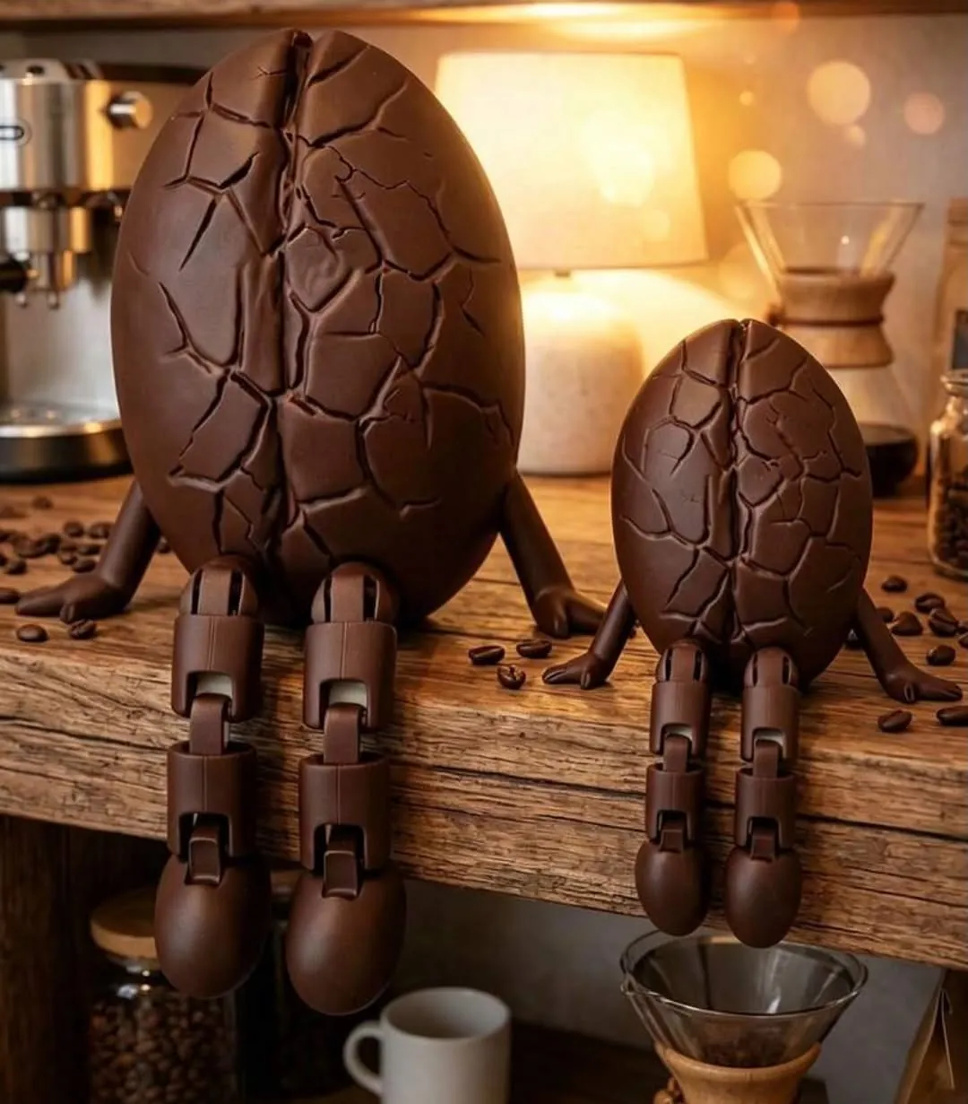 Decorative Egg-shaped Figures