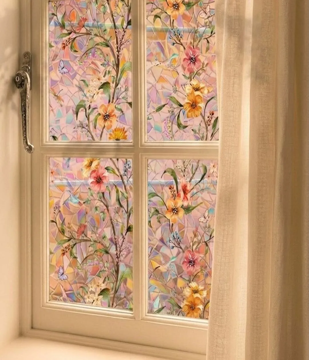 Floral Decorative Window Film