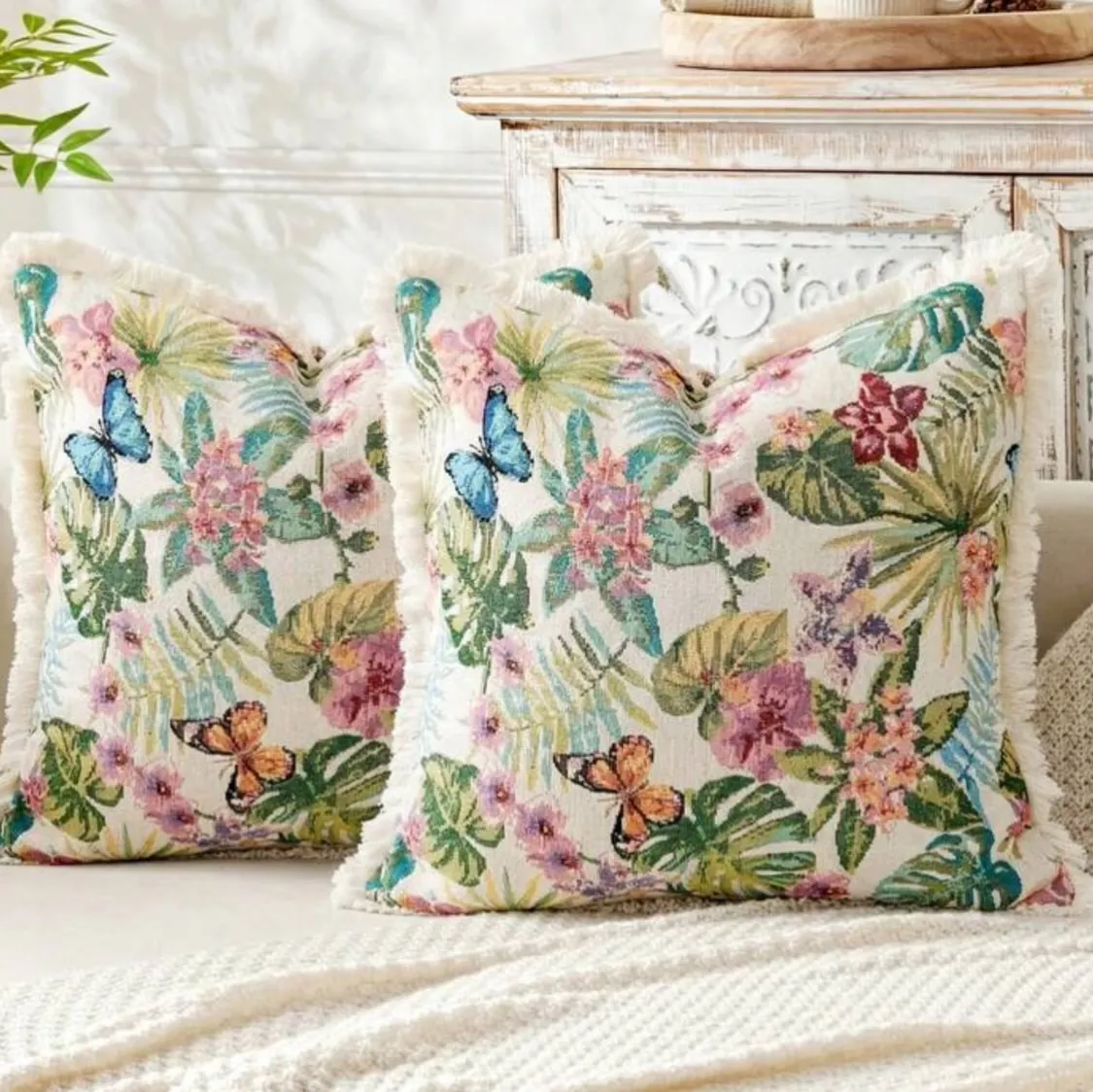 Floral Decorative Pillows