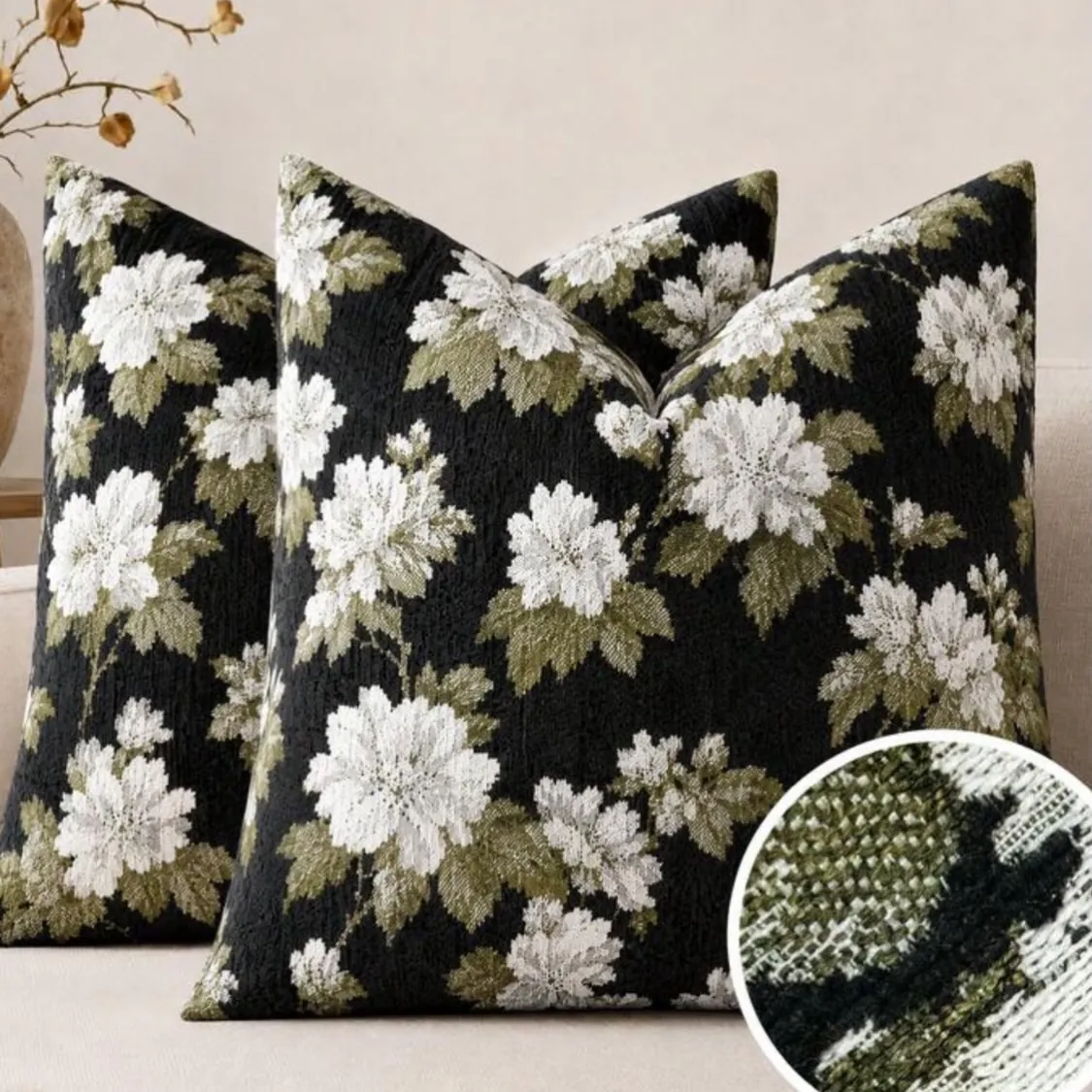Floral Decorative Pillows