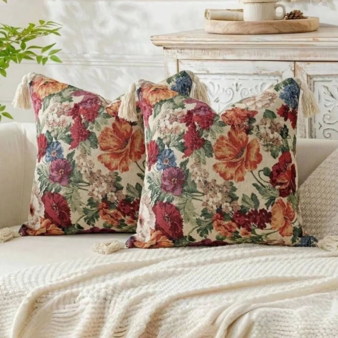 Floral Decorative Pillows
