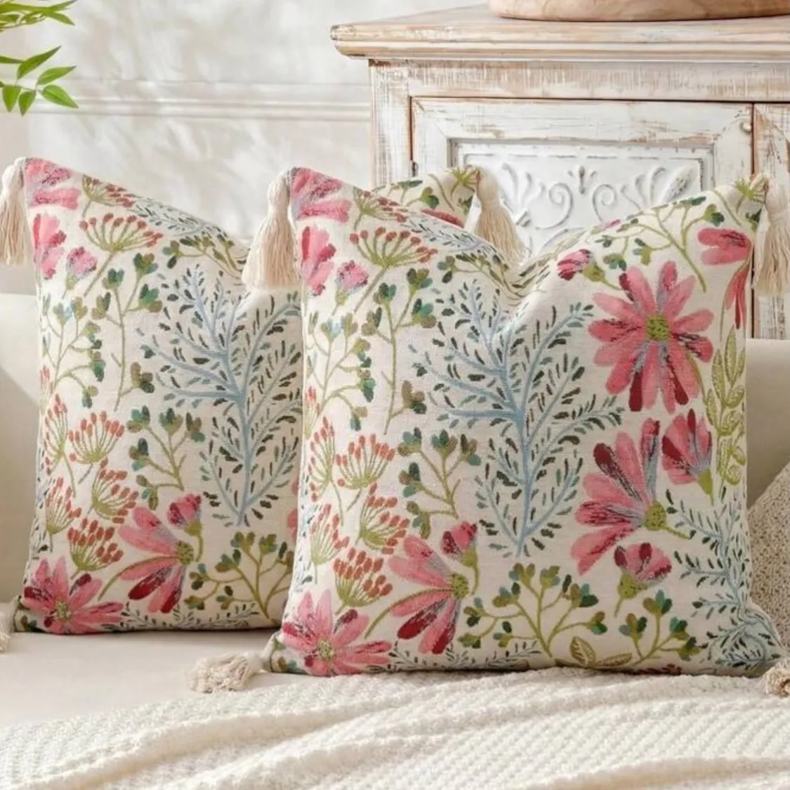 Floral Decorative Pillows