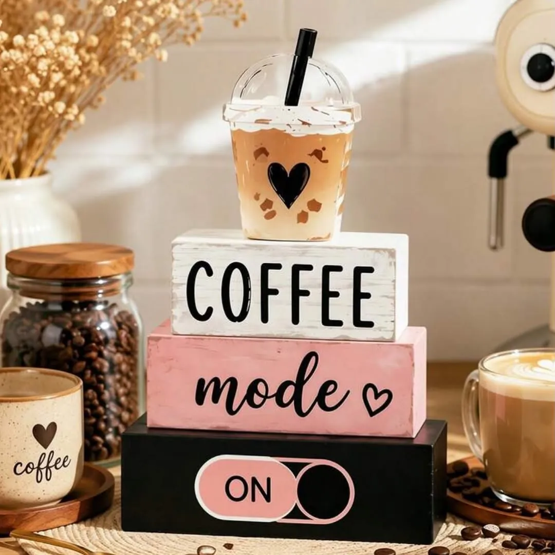 Decorative Book and Cup Home Ornament