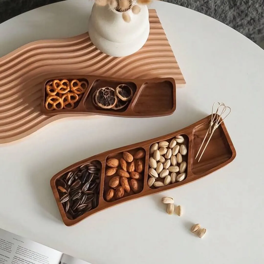 Wooden Snack Tray