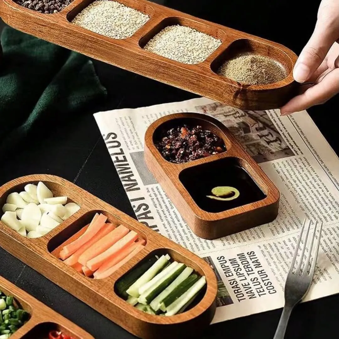 Wooden Snack Tray