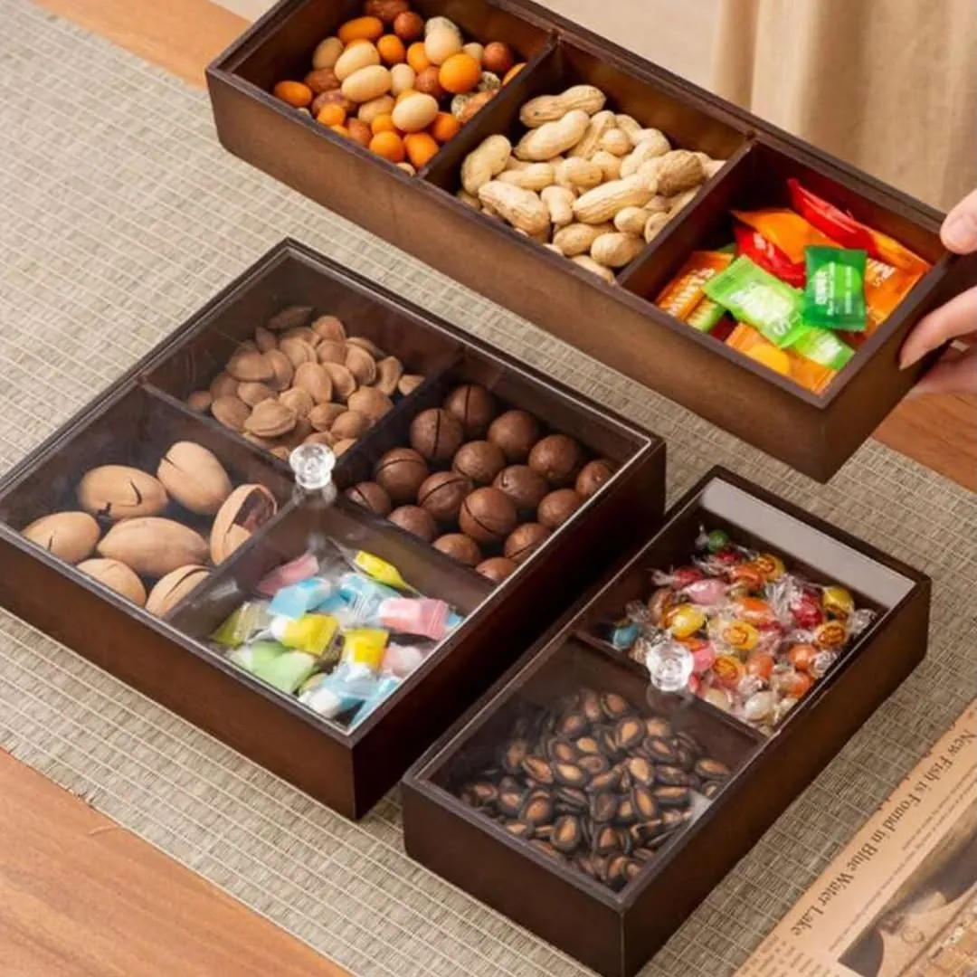 Wooden Snack Tray