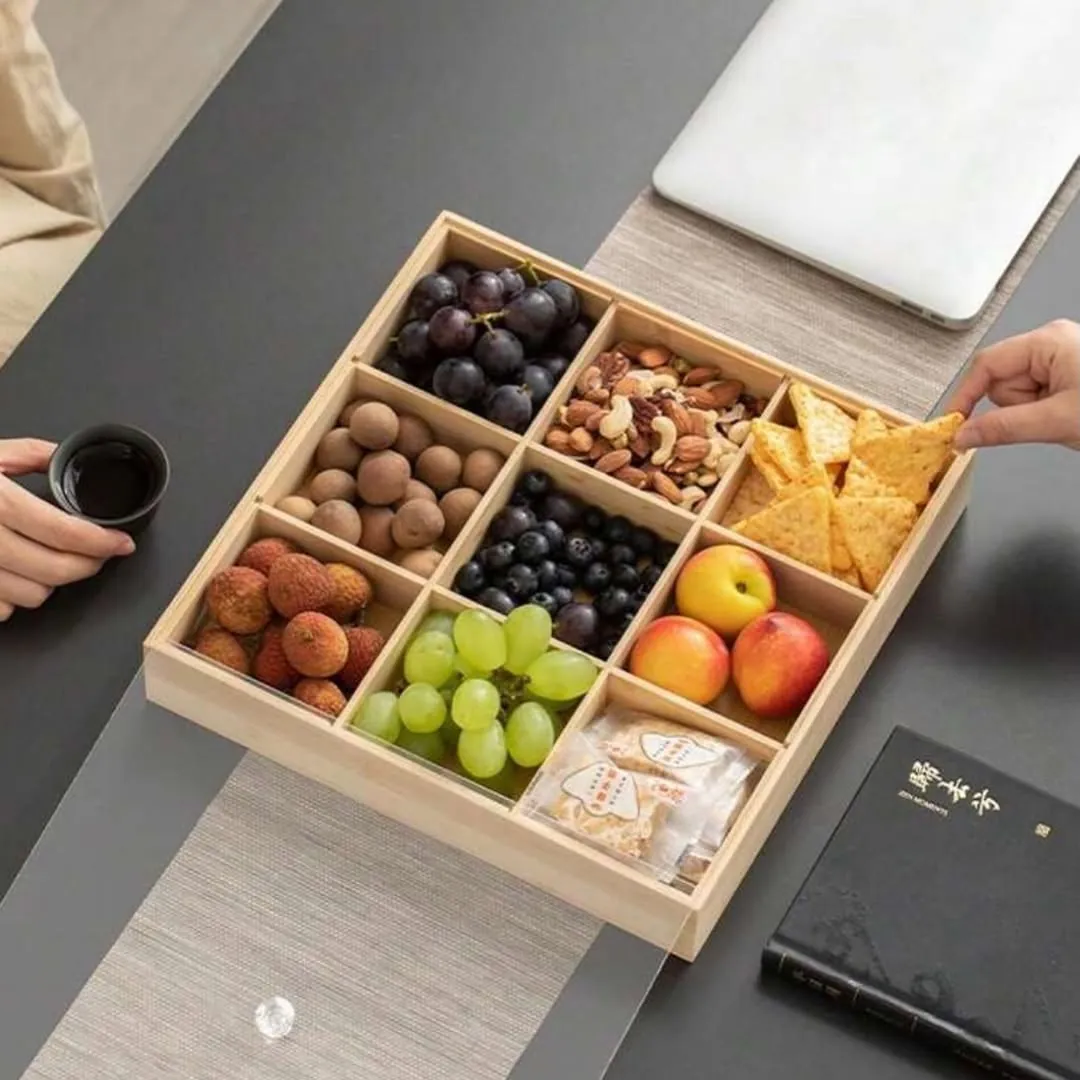 Wooden Snack Tray