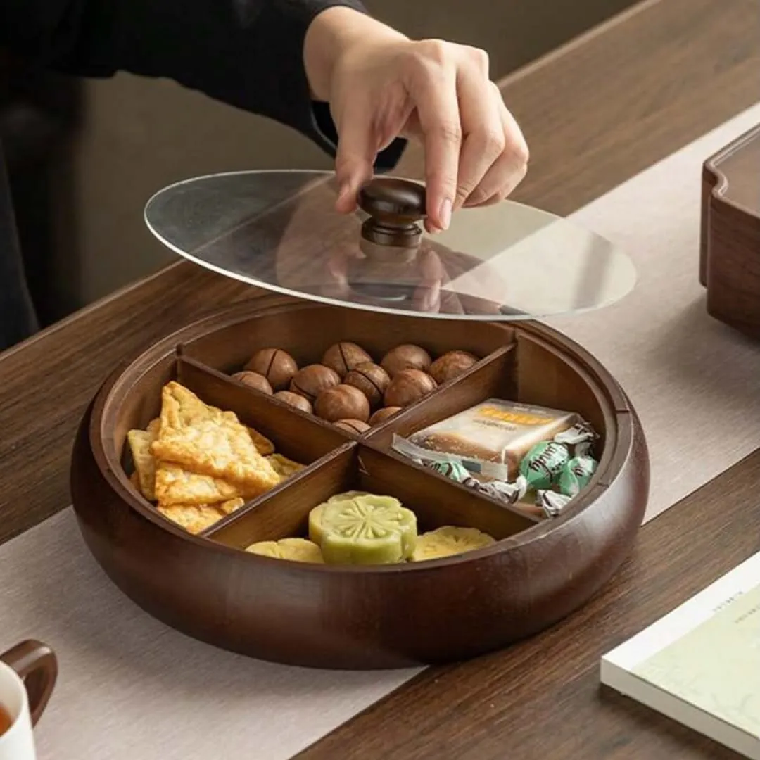 Wooden Snack Tray