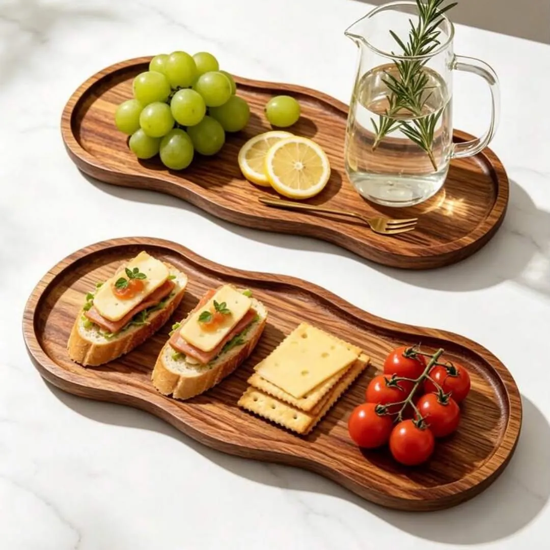 Wooden Snack Tray