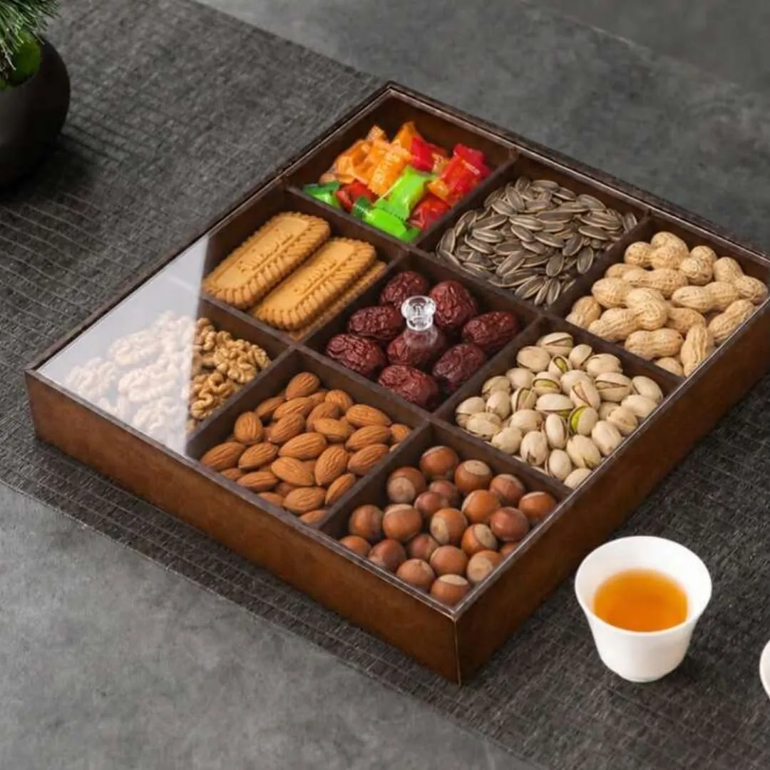 Wooden Snack Tray