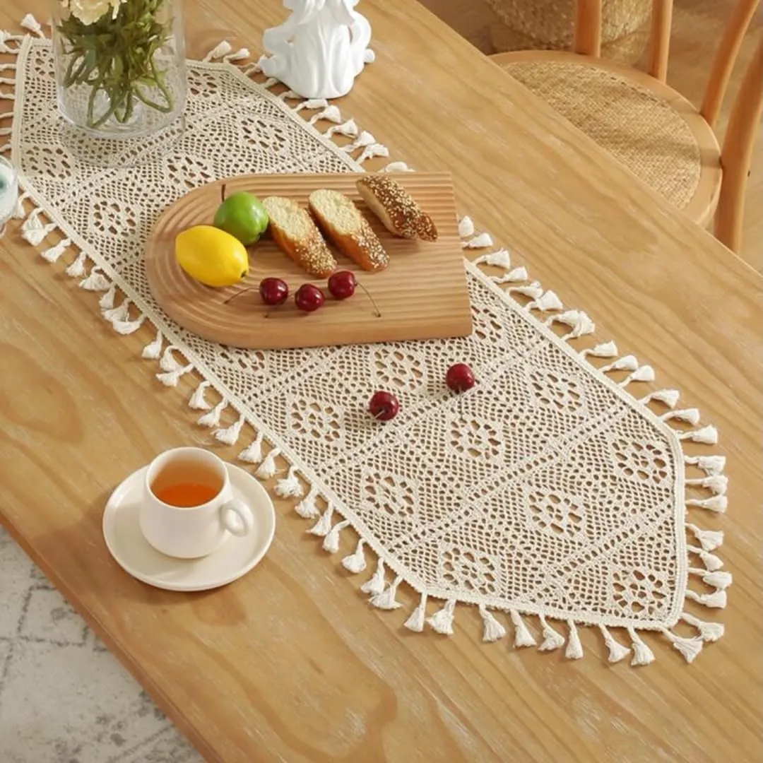 Black Pearl Tulle Tablecloth
