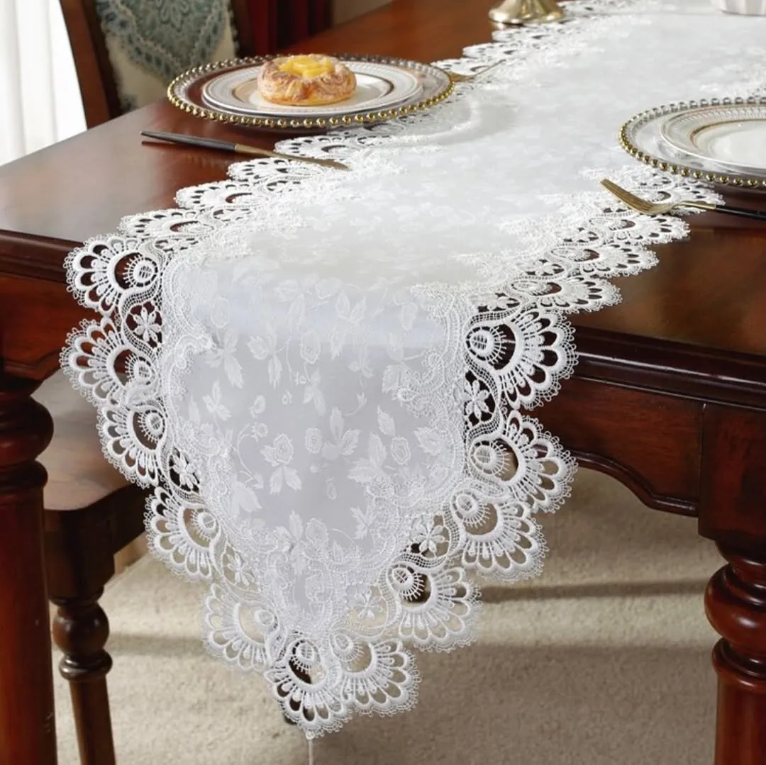 Black Pearl Tulle Tablecloth