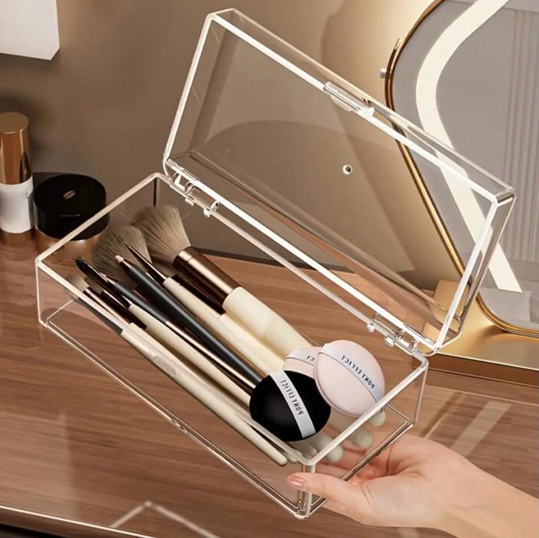 Clear Acrylic Medicine Organizer Box