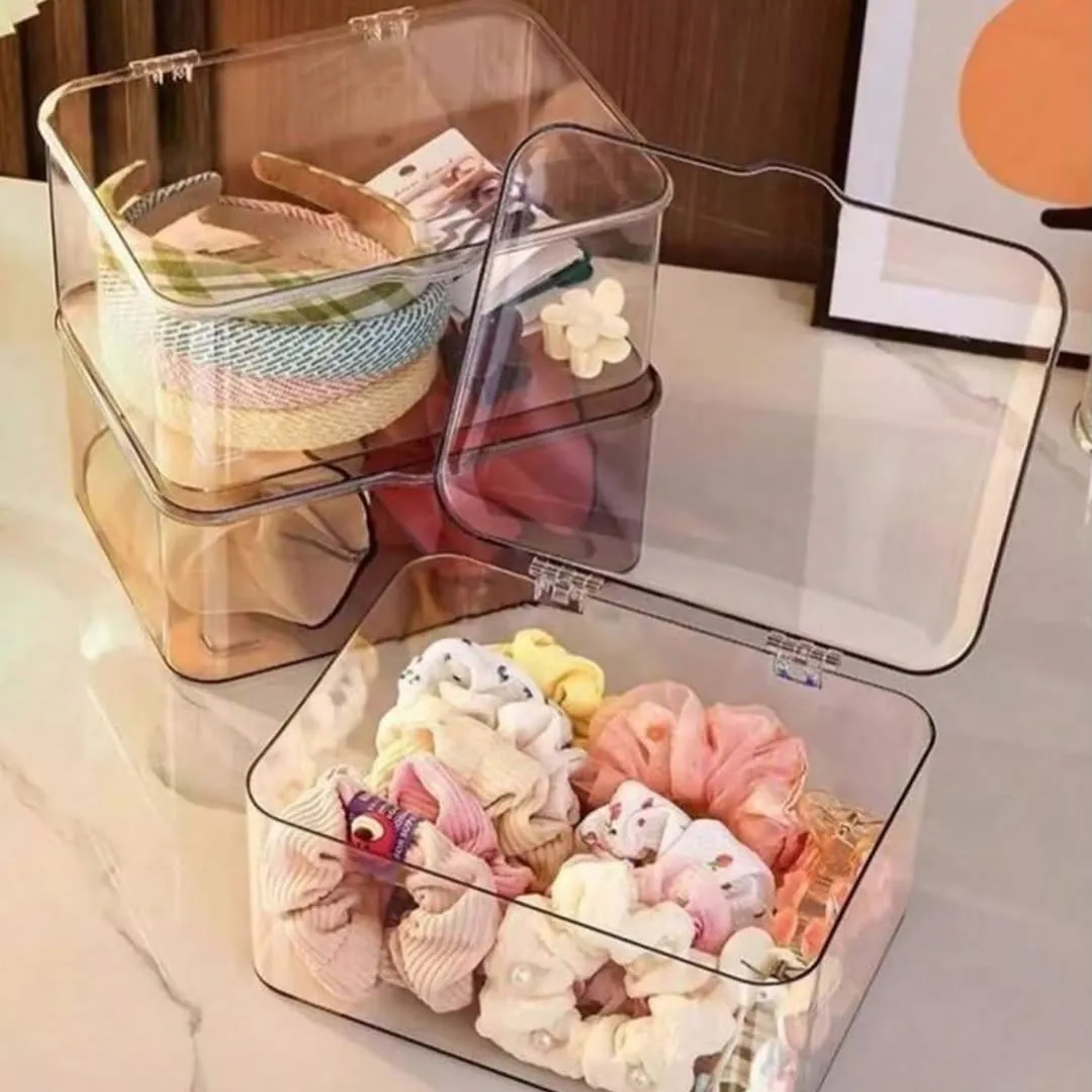 Clear Acrylic Medicine Organizer Box