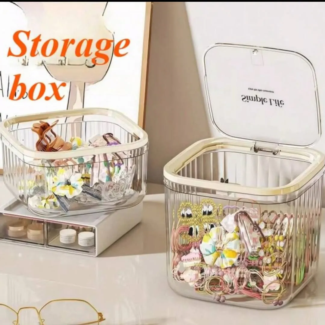 Clear Acrylic Medicine Organizer Box