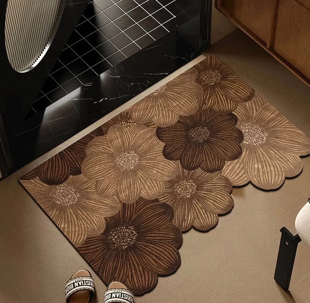 Lotus Flower Decorative Door Mat