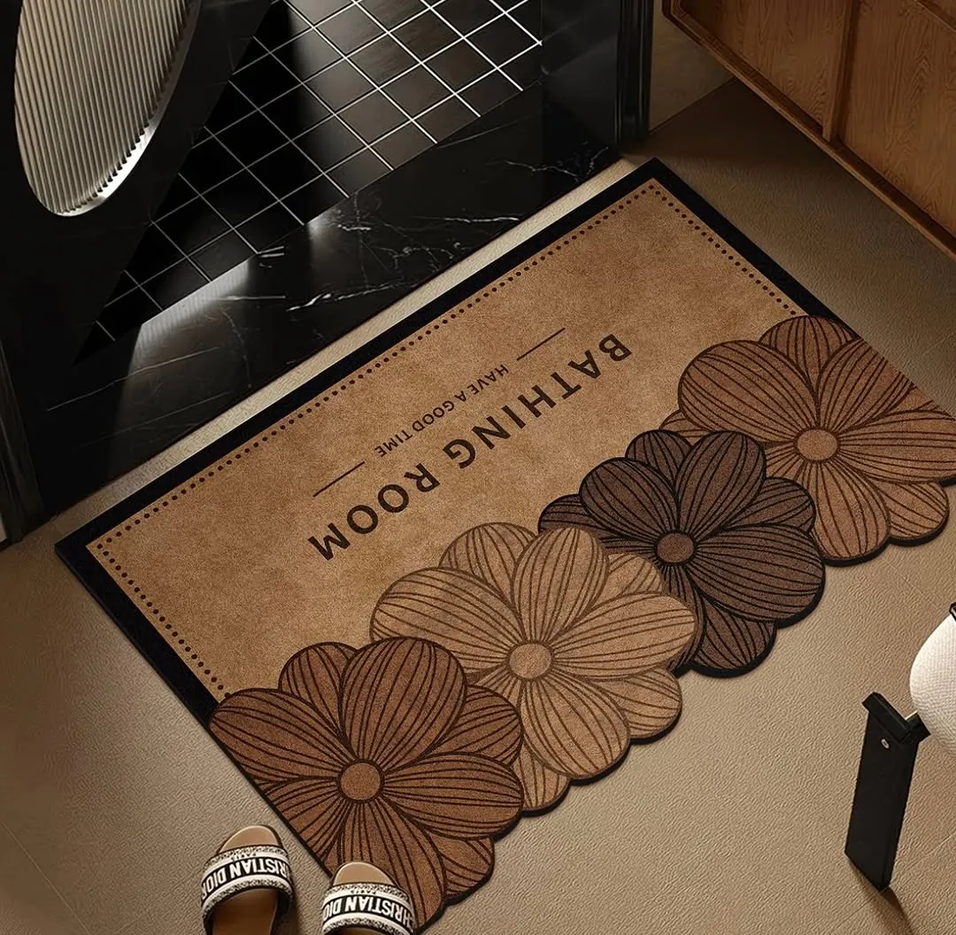 Lotus Flower Decorative Door Mat