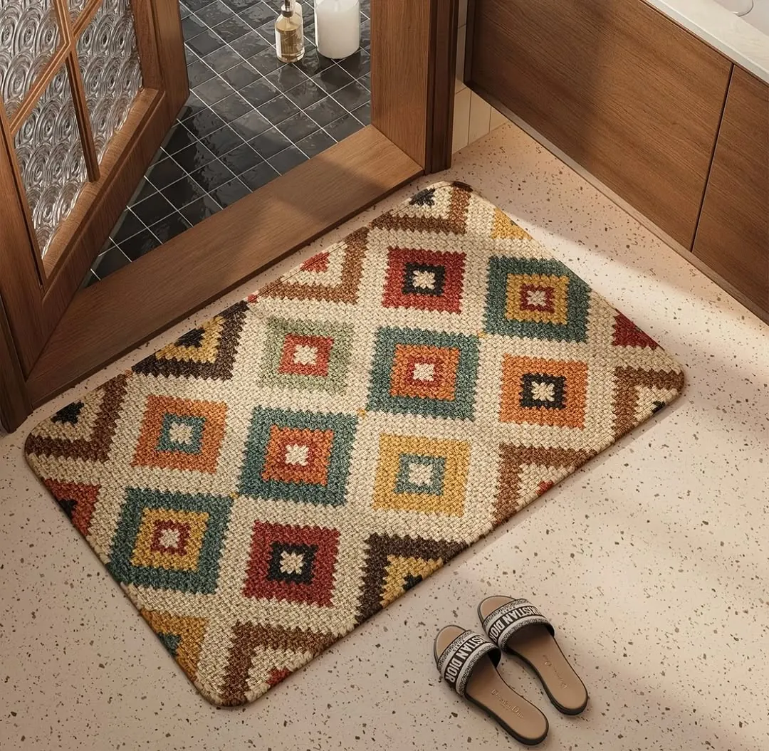 Lotus Flower Decorative Door Mat