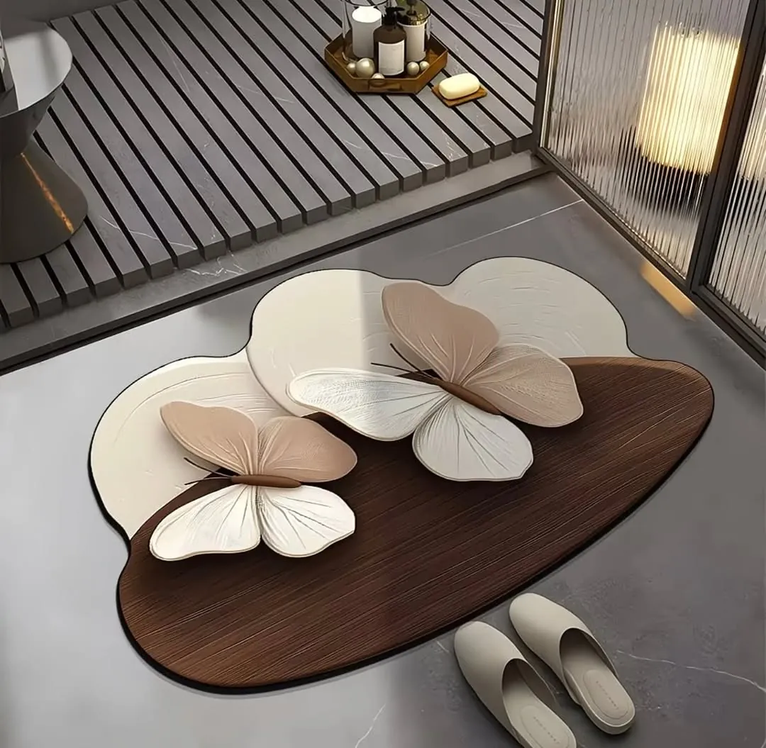 Lotus Flower Decorative Door Mat