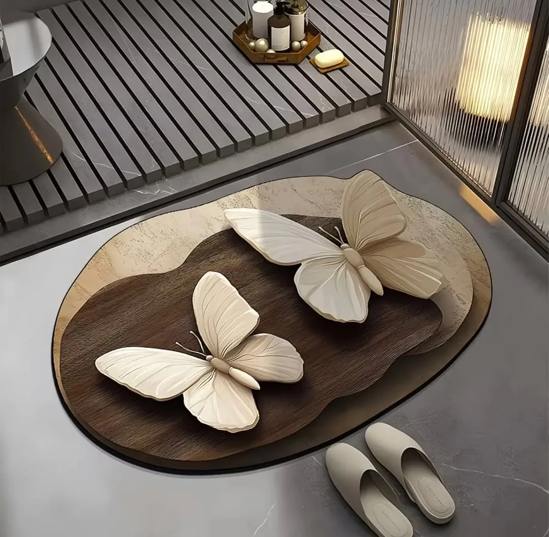 Lotus Flower Decorative Door Mat