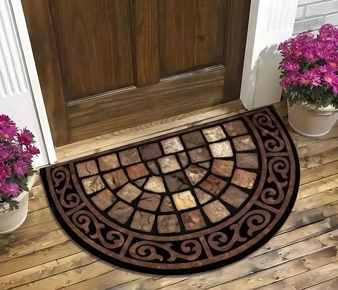 Leaf-Shaped Home Mat