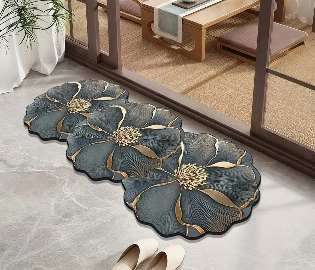 Leaf-Shaped Home Mat