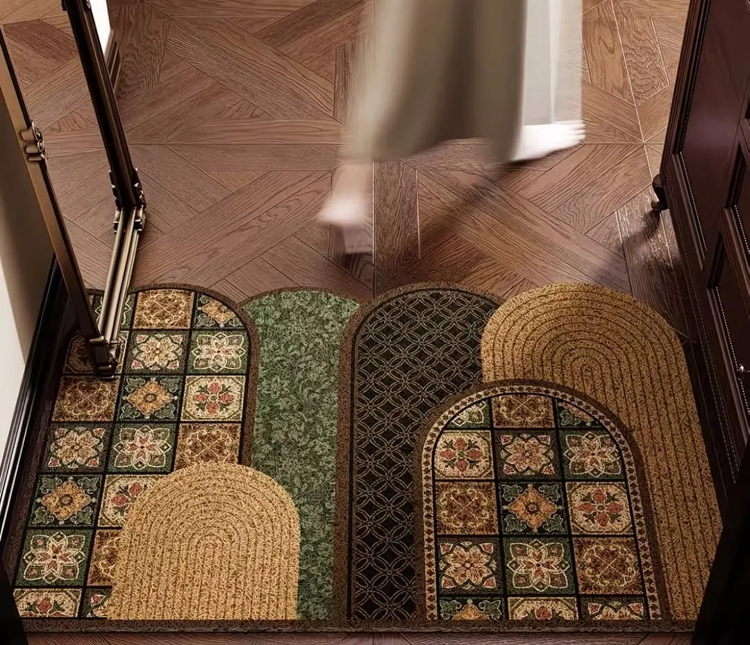 Leaf-Shaped Home Mat