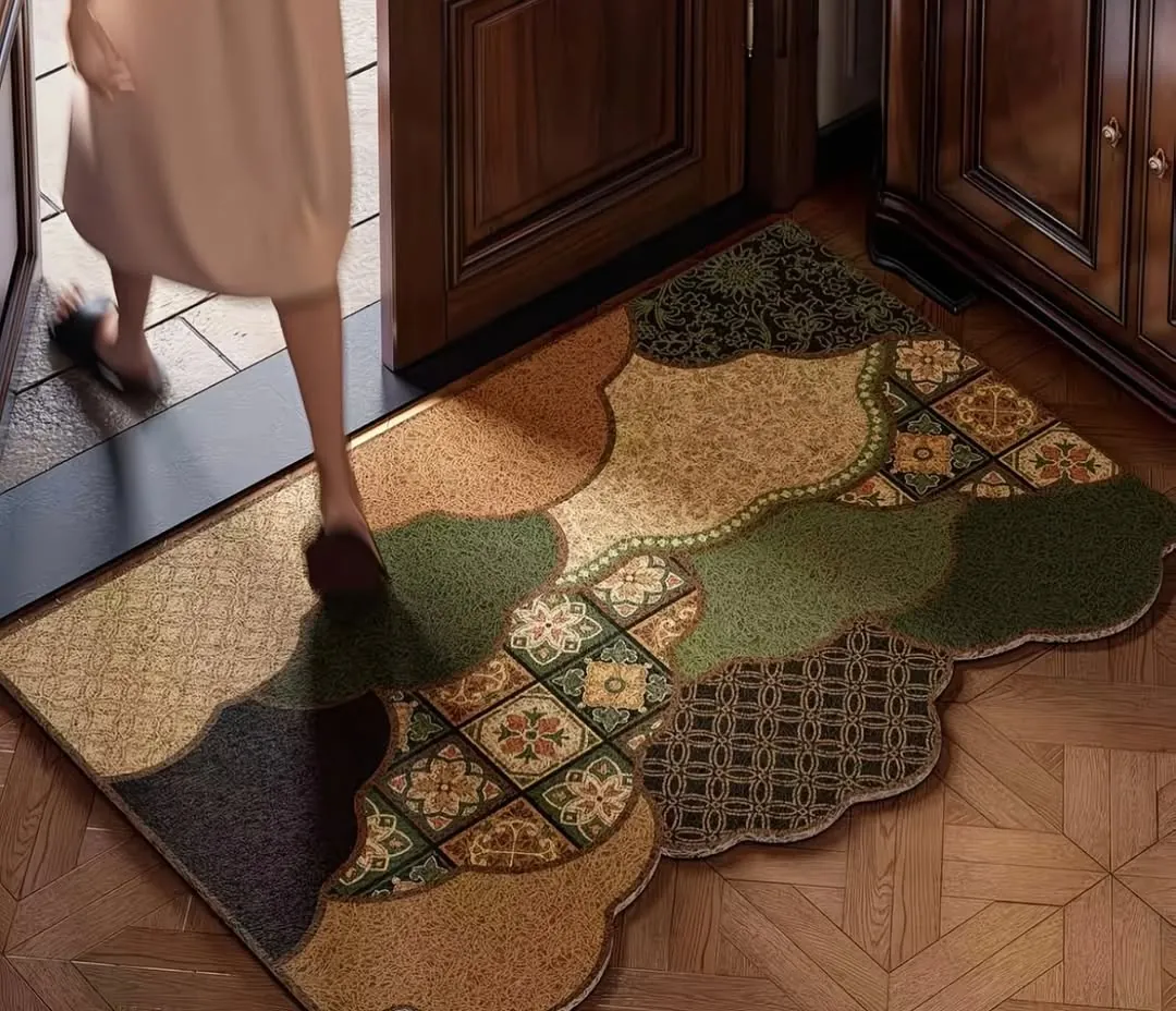 Leaf-Shaped Home Mat