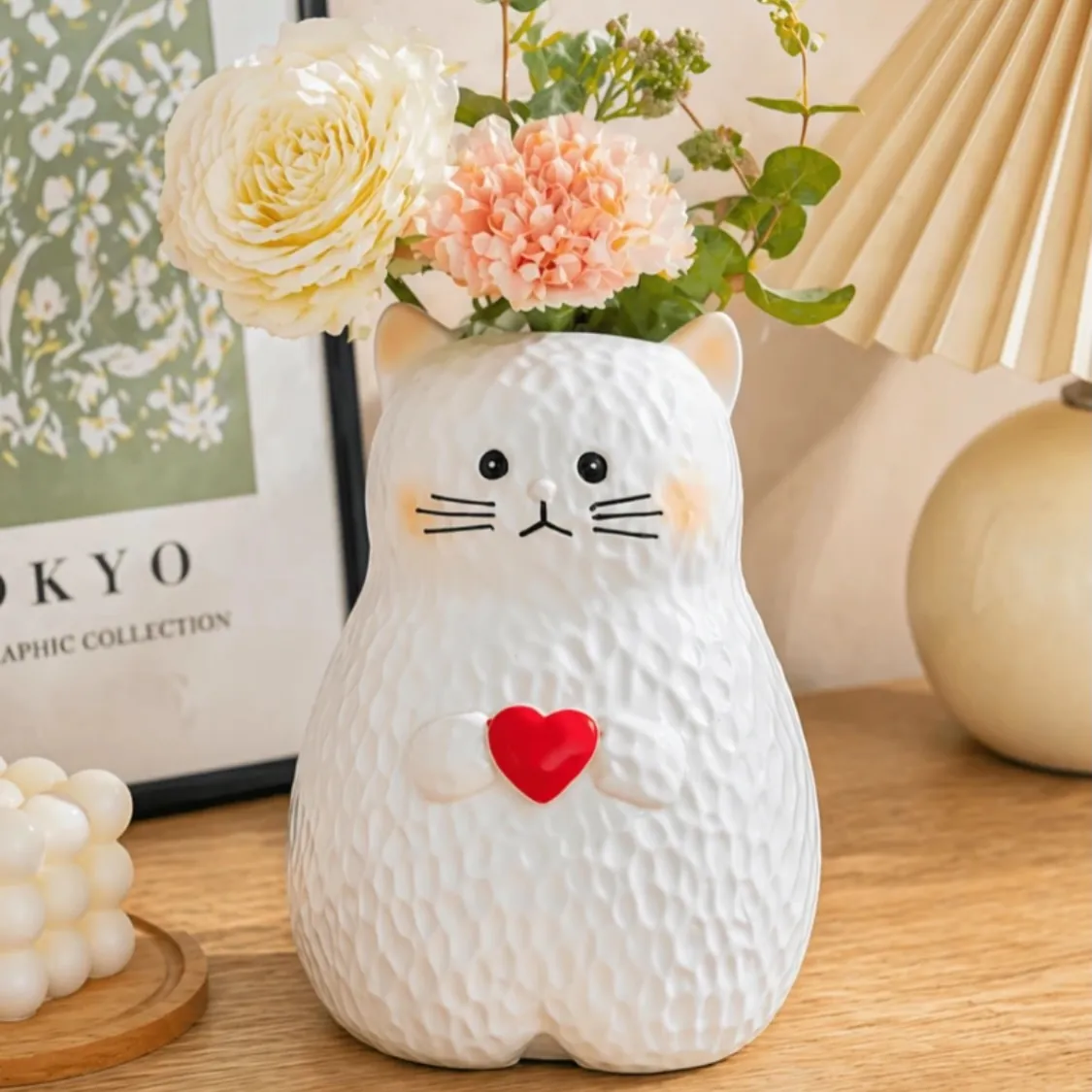 Cat-Shaped Ceramic Plant Pot