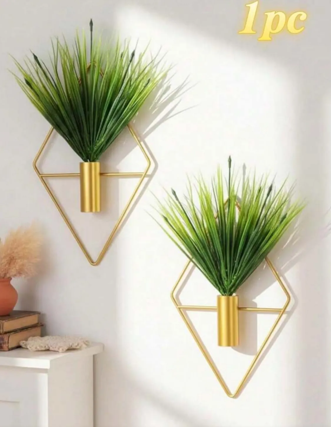 Wooden Wall Vase Decor