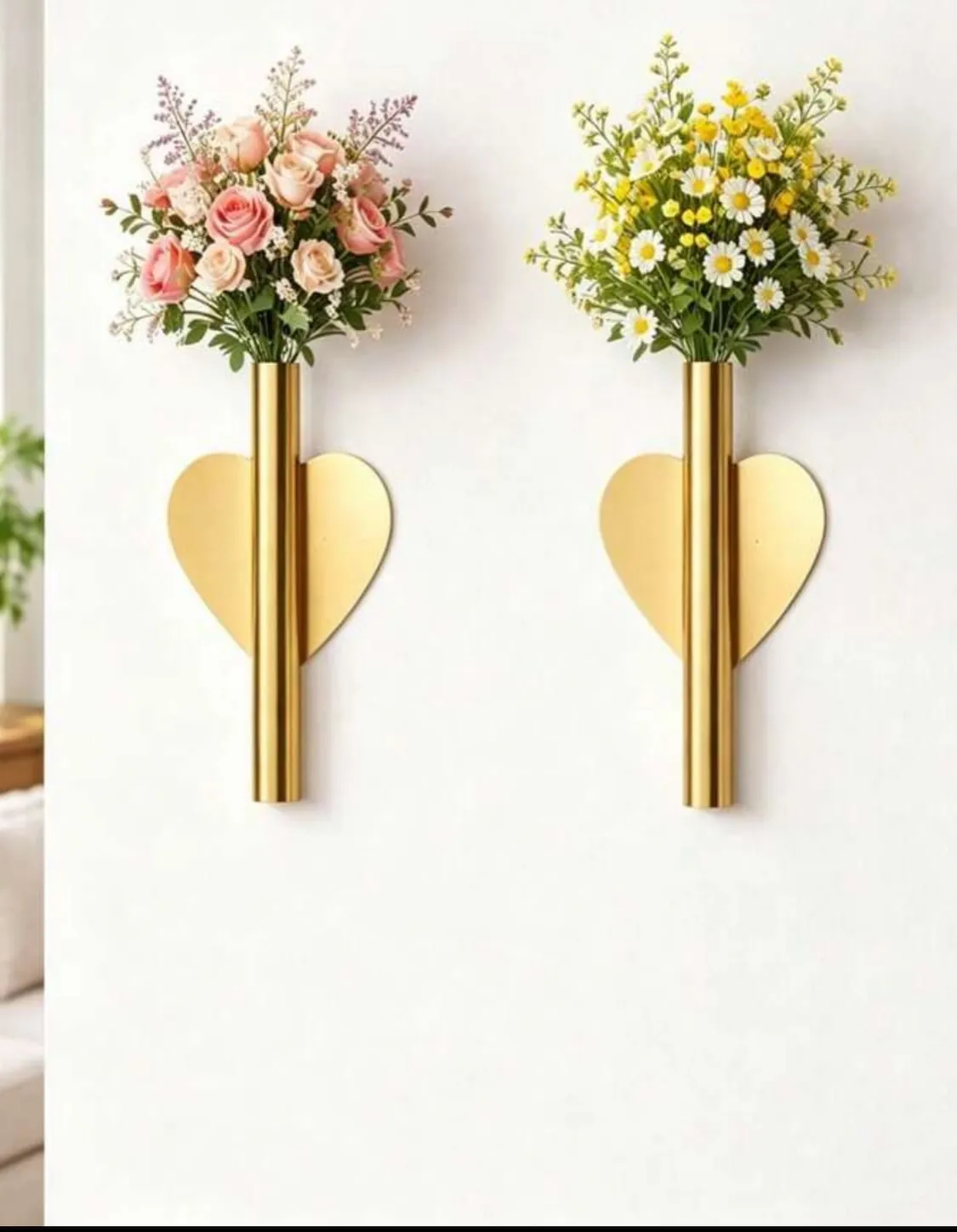 Wooden Wall Vase Decor
