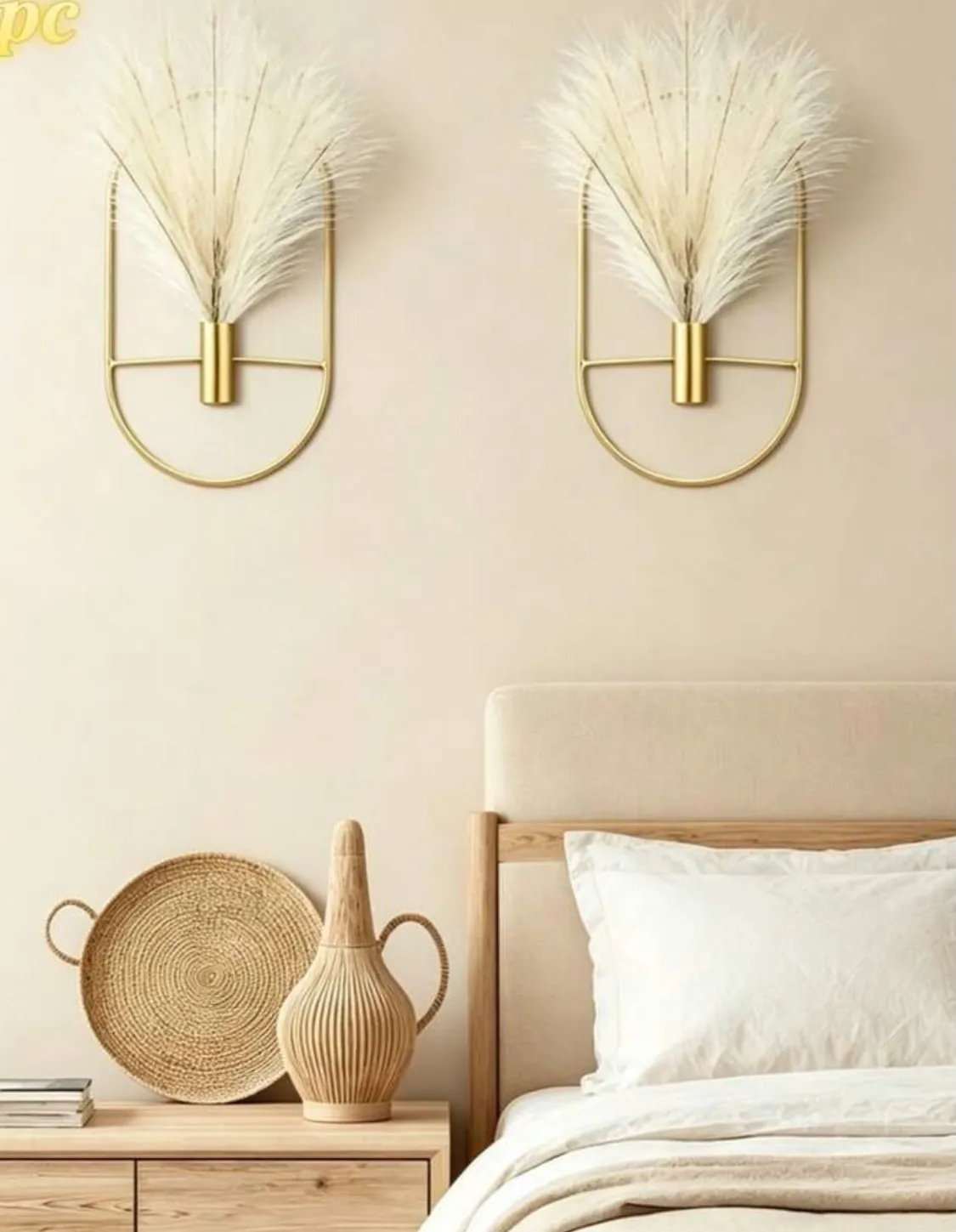 Wooden Wall Vase Decor