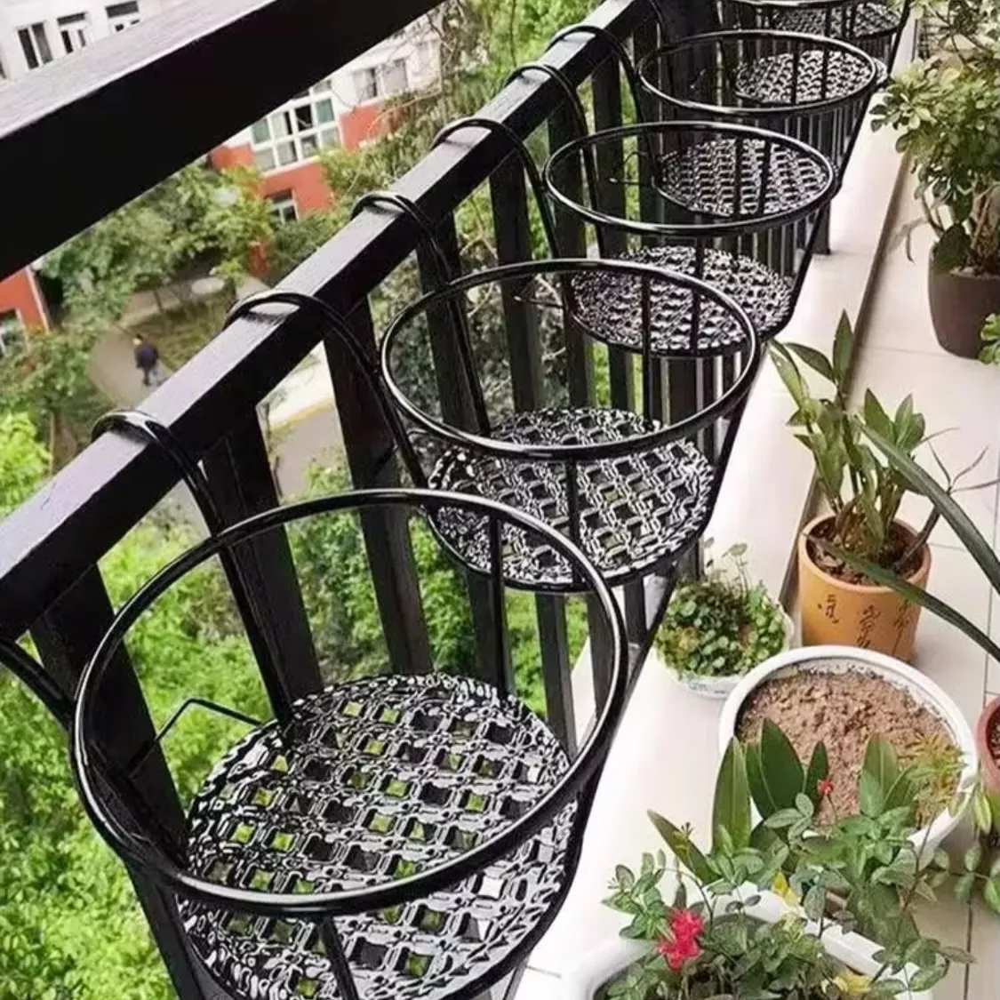 Hanging Balcony Plant Pot Holder