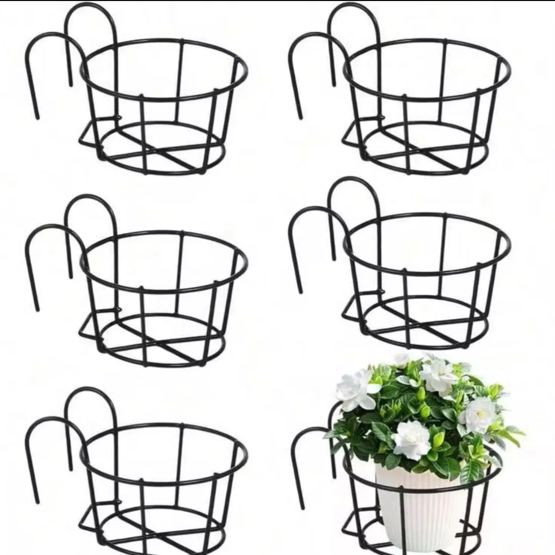 Hanging Balcony Plant Pot Holder