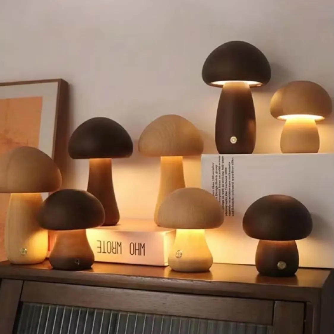 Mushroom Night Light Lamp