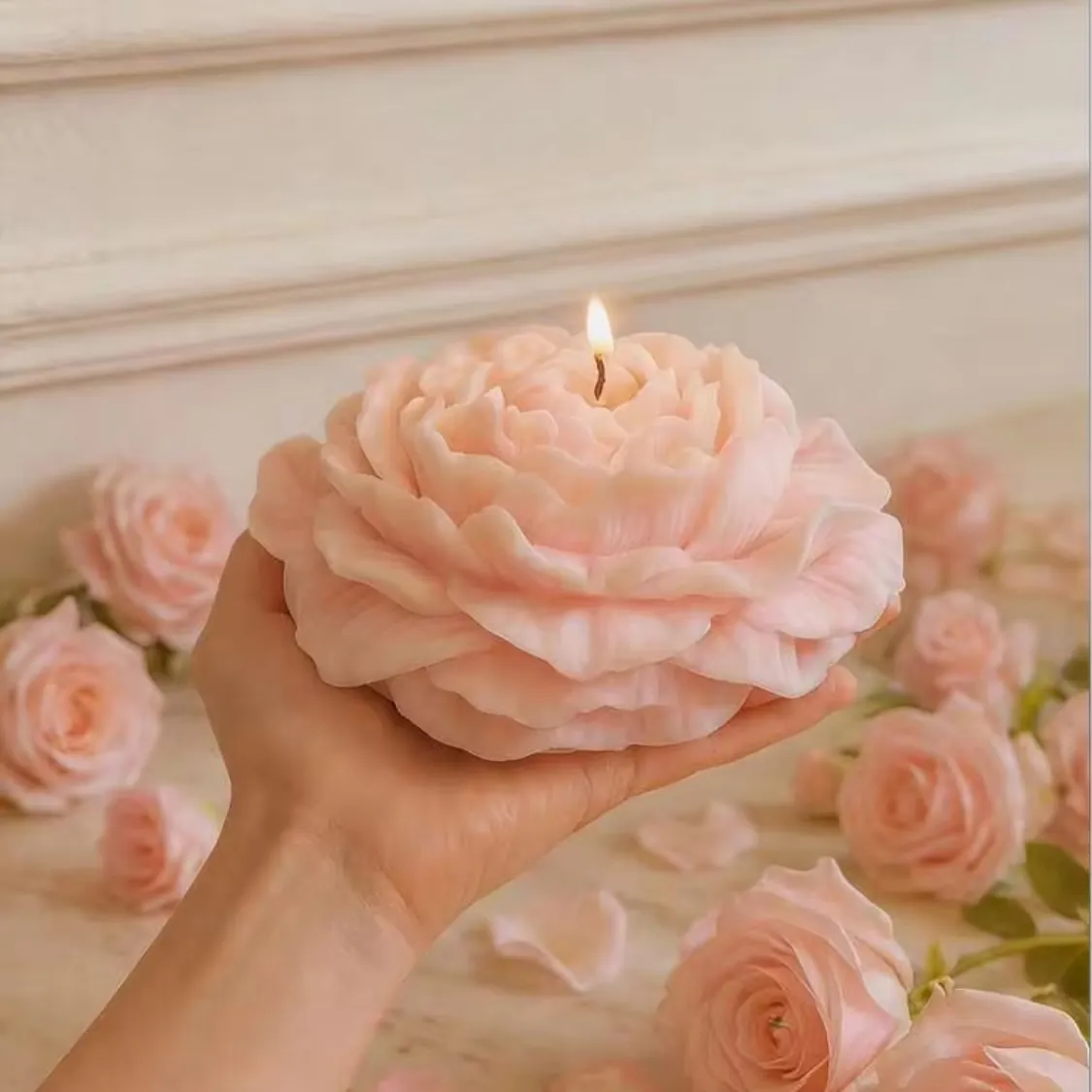 Bow-Shaped Decorative Candles