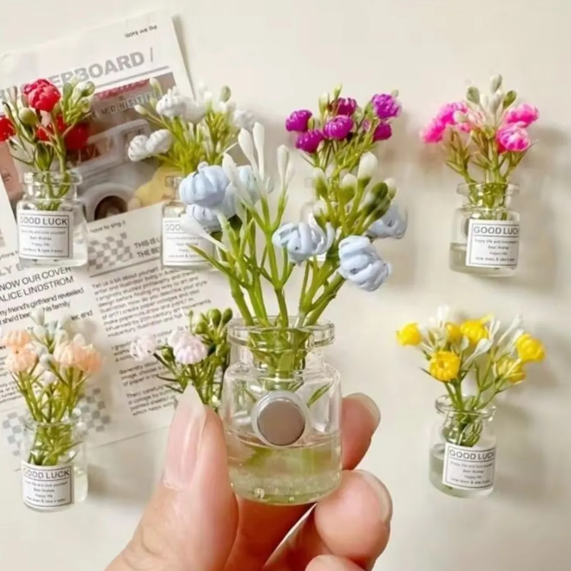 Wall-Mounted Mini Flower Vases