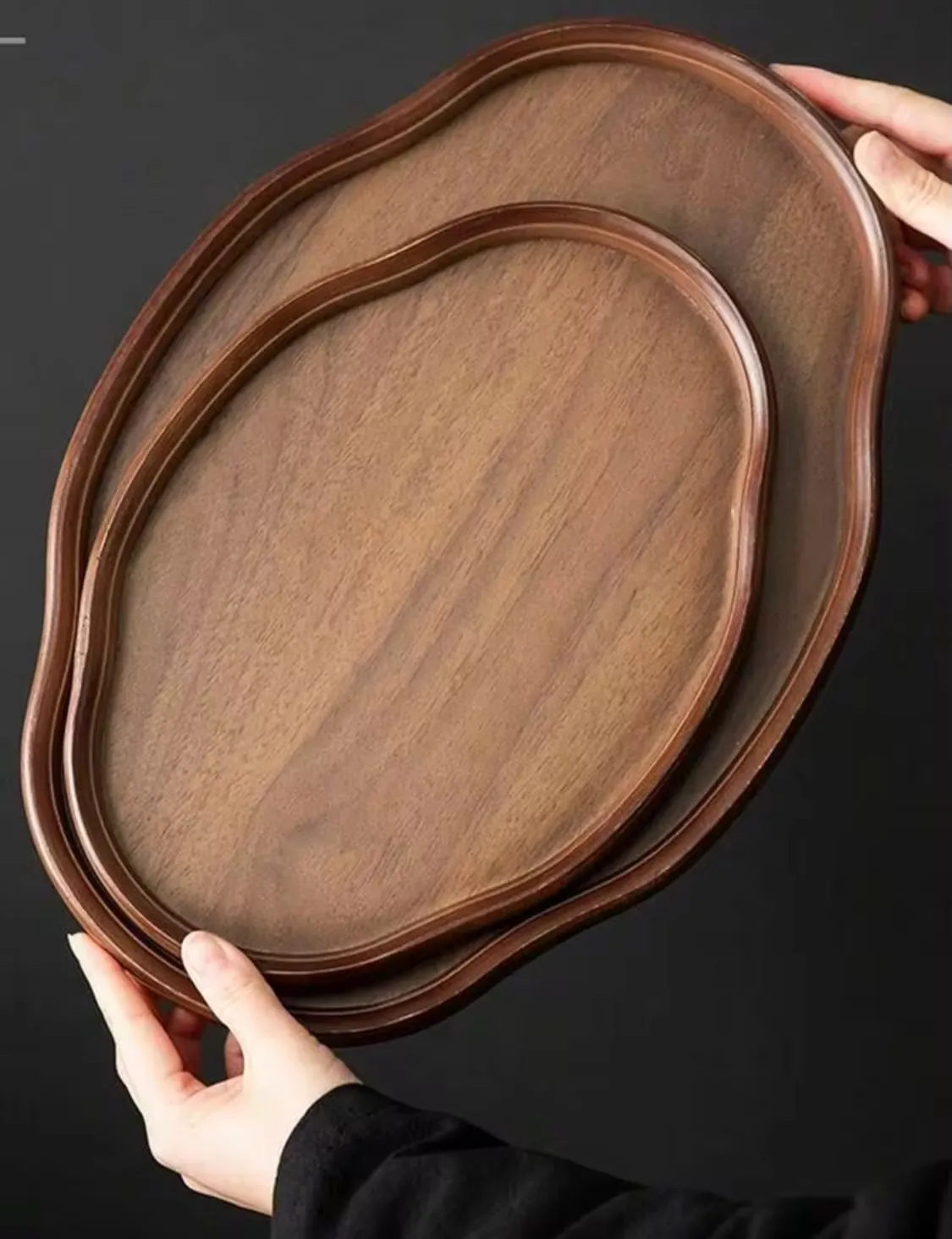 Wooden Decorative Tray Set