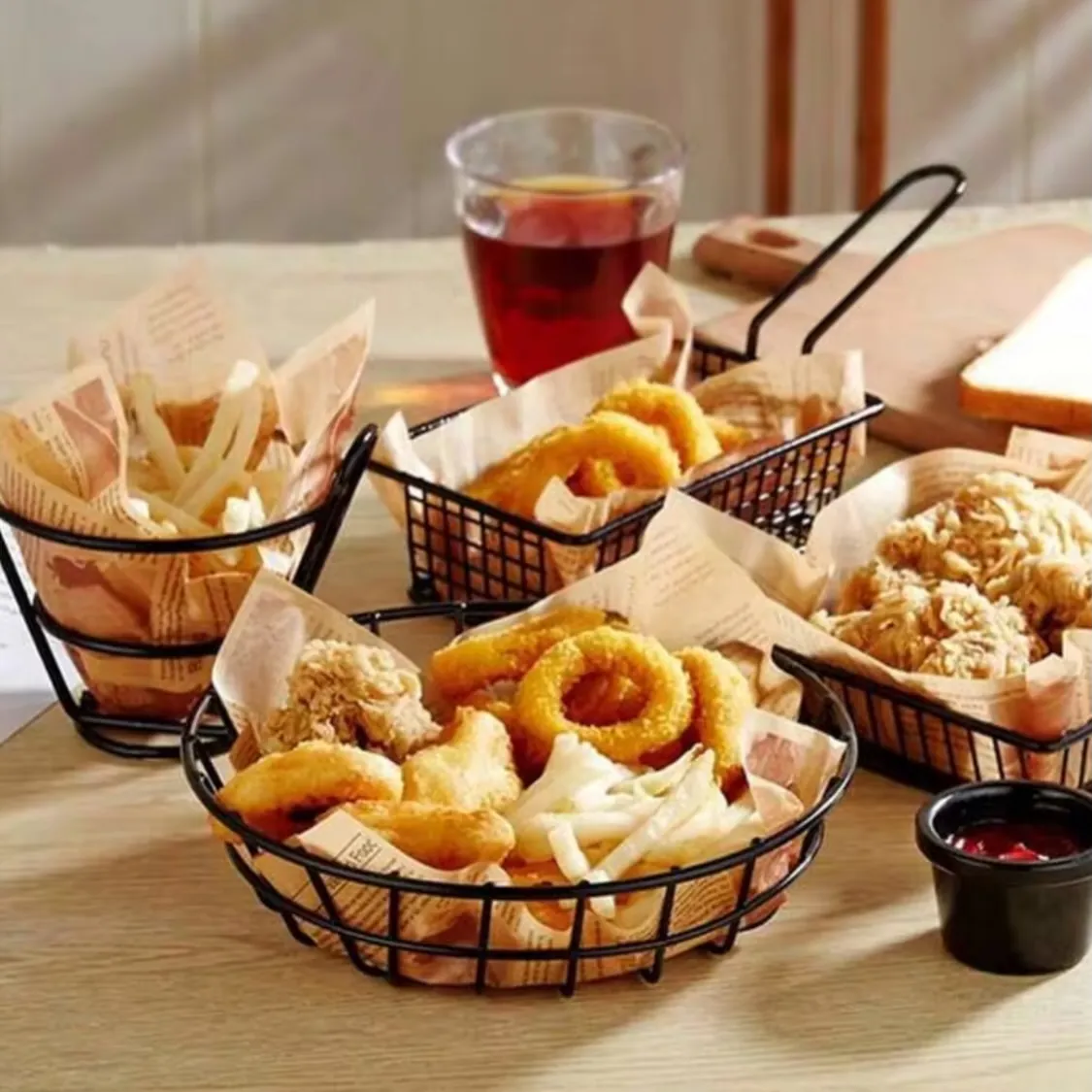 Metal Snack Baskets