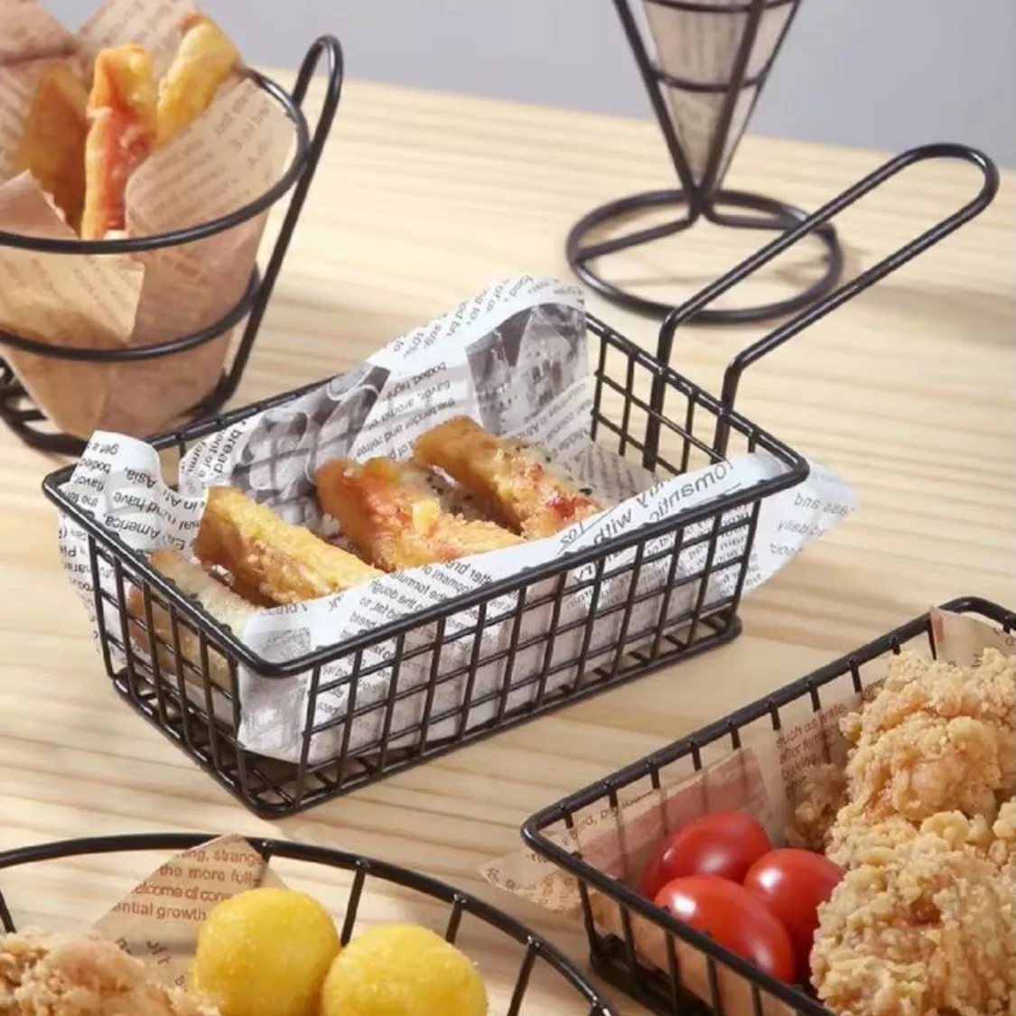 Metal Snack Baskets