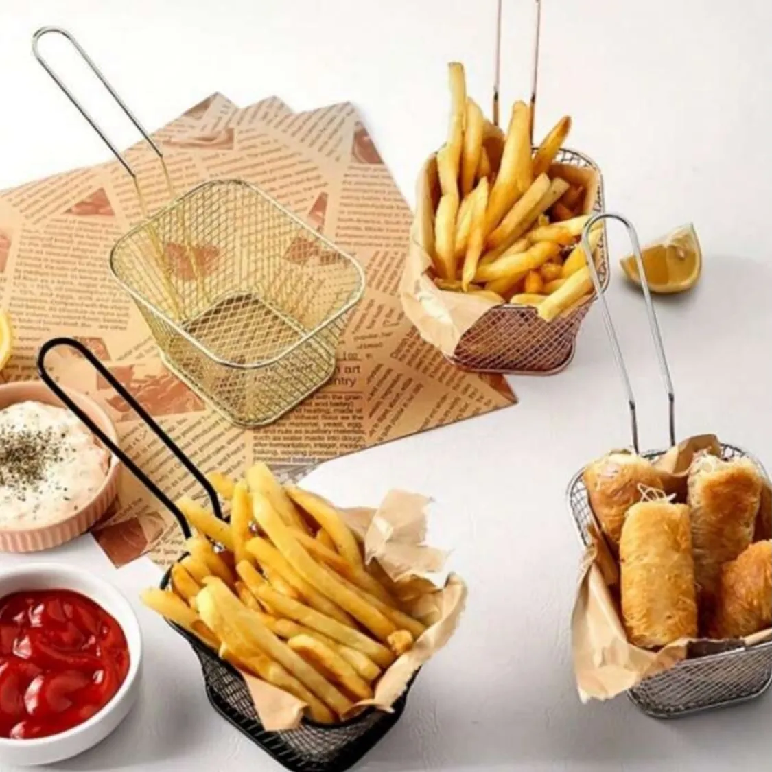 Metal Snack Baskets