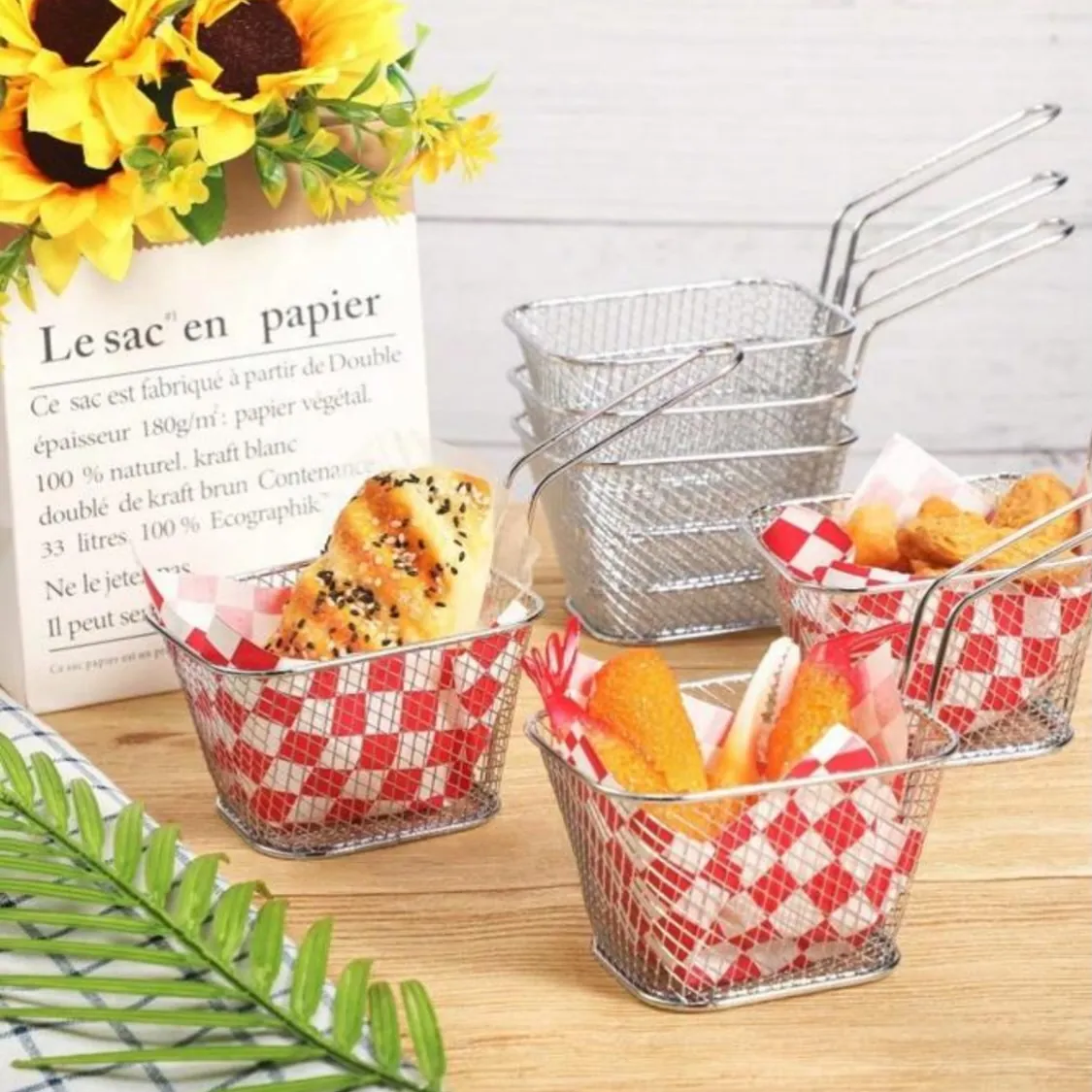 Metal Snack Baskets