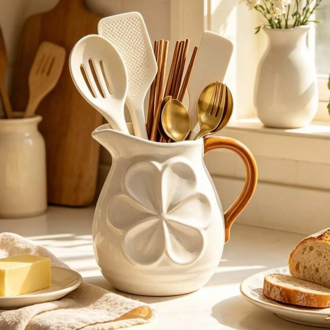 Ceramic Utensil Holder