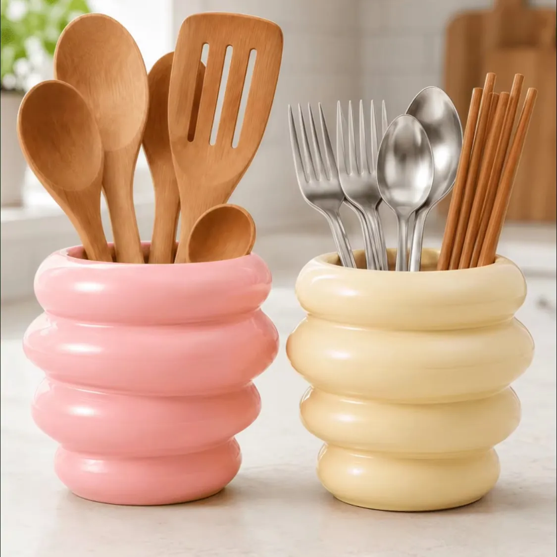 Ceramic Utensil Holder