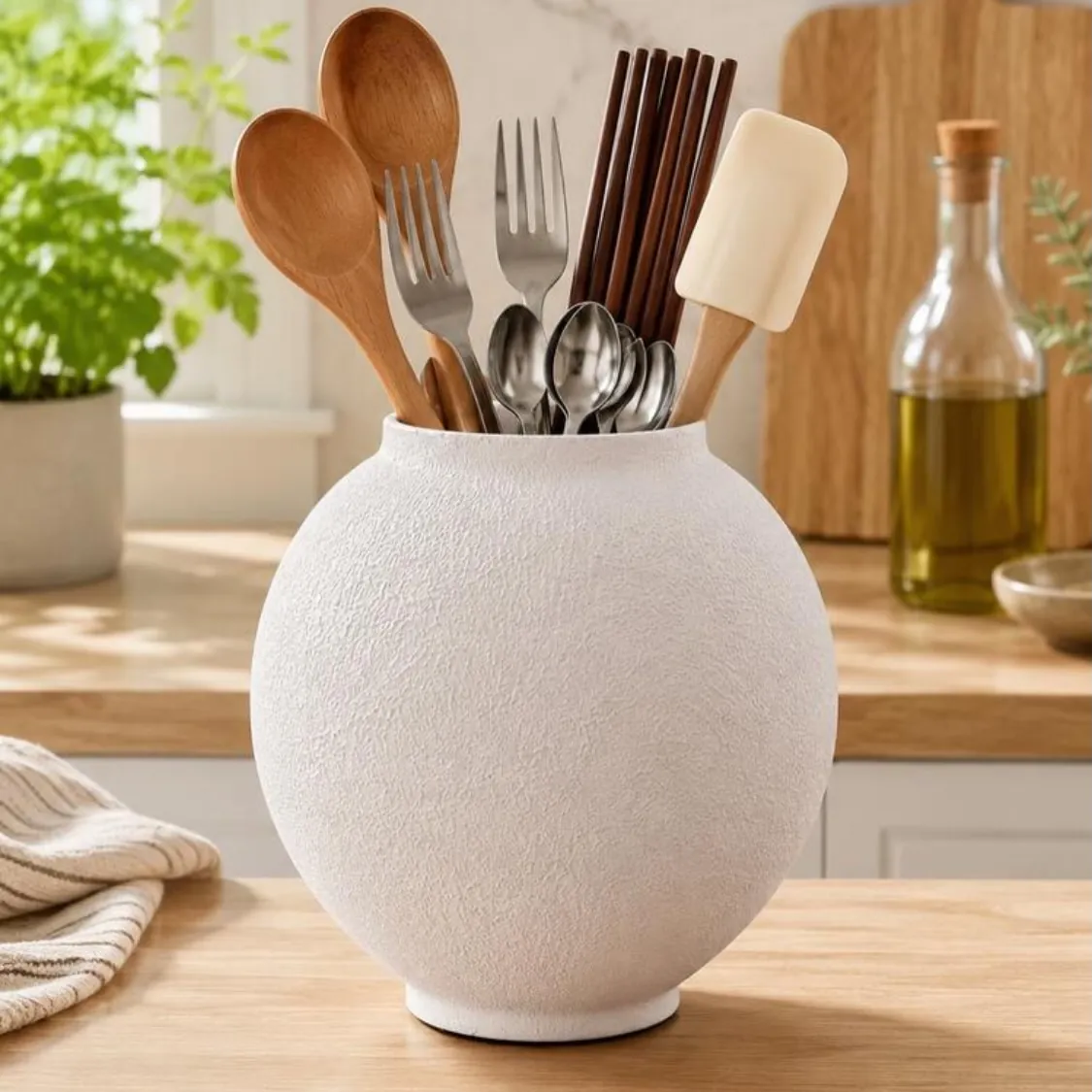 Ceramic Utensil Holder