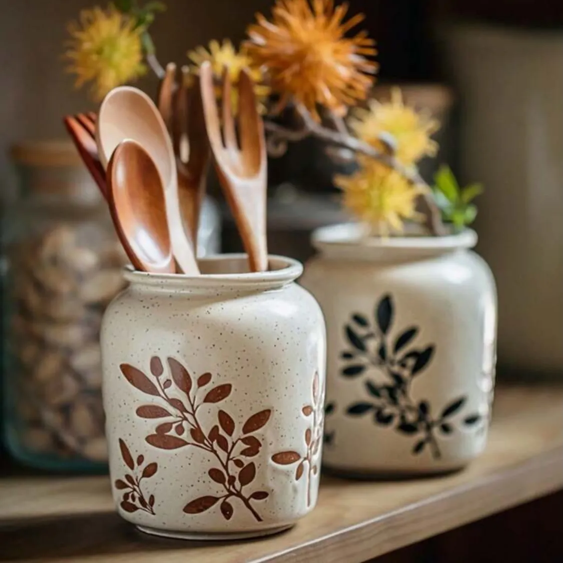 Ceramic Utensil Holder