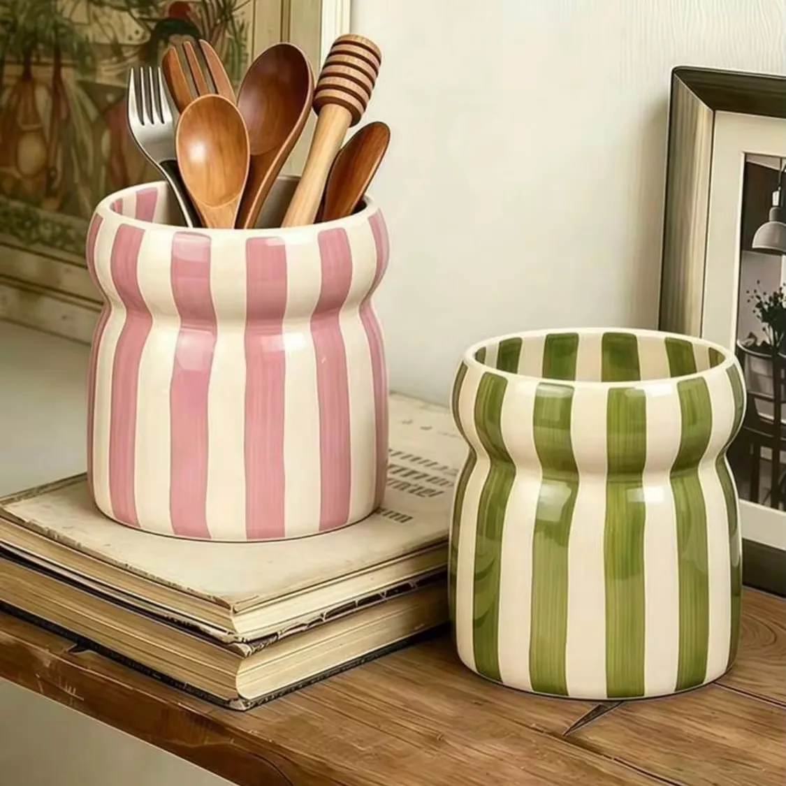 Ceramic Utensil Holder